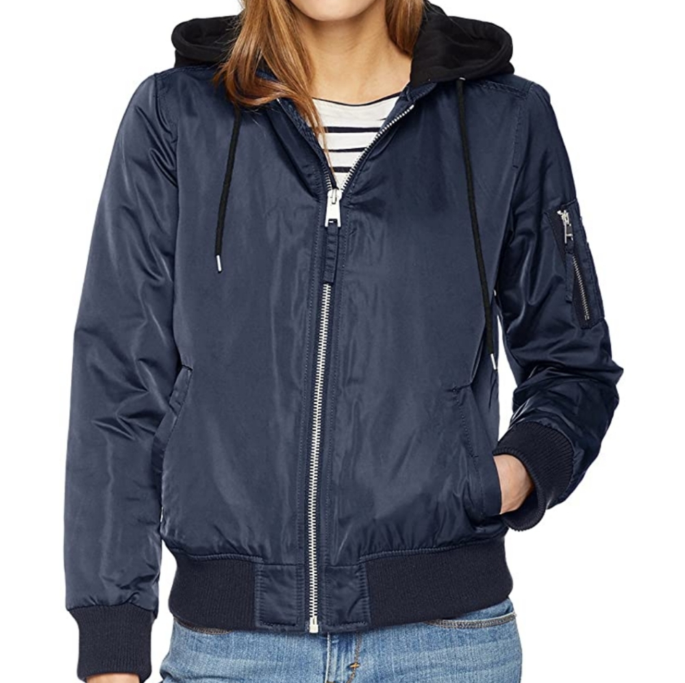 COPY - Levis hooded flight bomber jacket